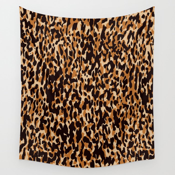 Animal Print Leopard Pattern Wall Tapestry Gallery Image 4