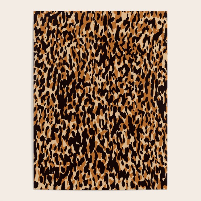 Animal Print Leopard Pattern Poster Gallery Image 1