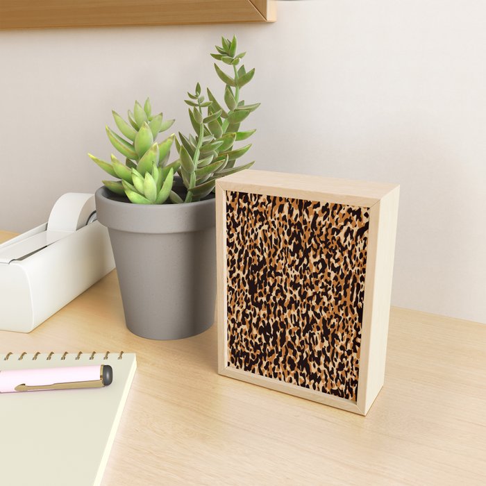 Animal Print Leopard Pattern Mini Art Print Gallery Image 2