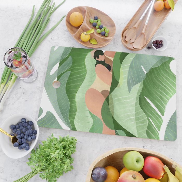 Green no.3 Cutting Board Gallery Image 2