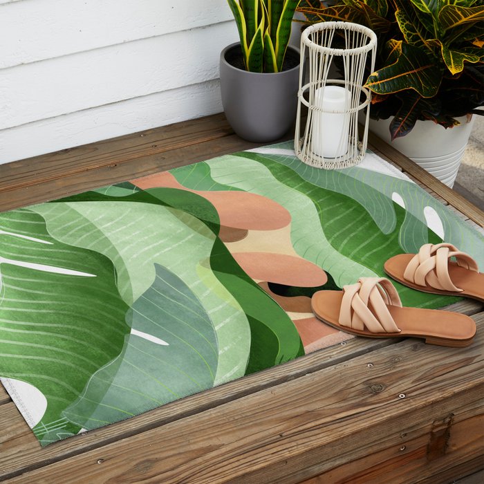 Green no.3 Outdoor Rug Gallery Image 2