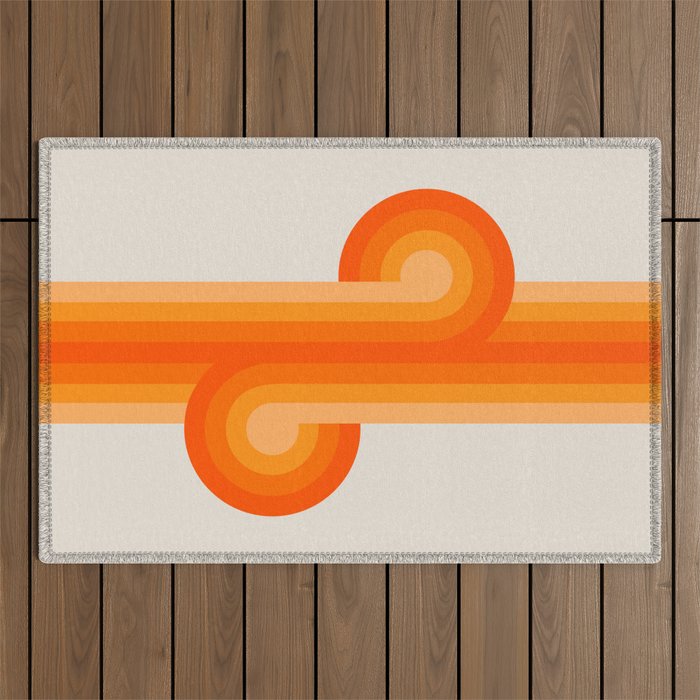 Creamsicle Knots Outdoor Rug Gallery Image 1