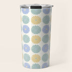 Retro Summer Daisies IV Travel Mug Gallery Image 1
