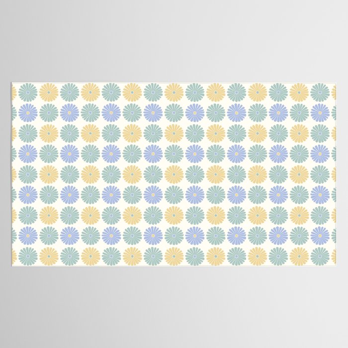 Retro Summer Daisies IV Tablecloth Gallery Image 2