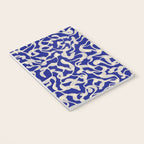 Playful strokes #1 / Beige on Blue Notebook Gallery Image 3
