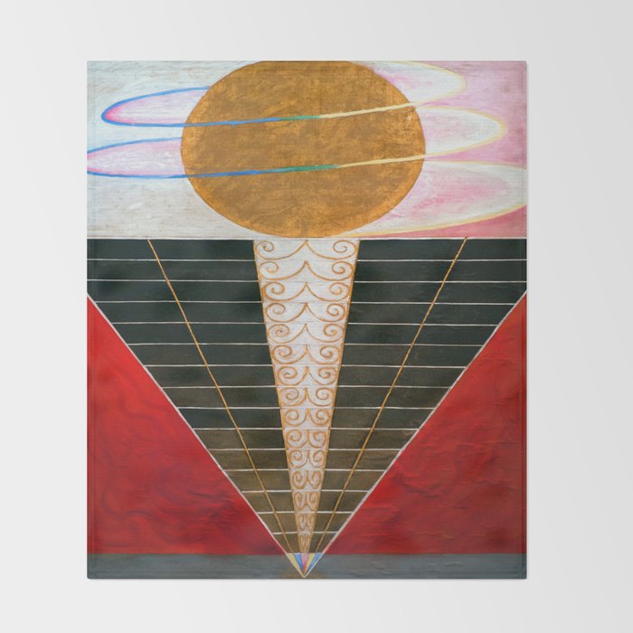 Hilma af Klint Atlarpiece II Throw Blanket Gallery Image 2