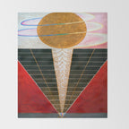 Hilma af Klint Atlarpiece II Throw Blanket Gallery Image 2
