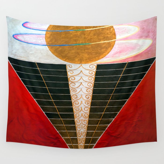 Hilma af Klint Atlarpiece II Wall Tapestry Gallery Image 4