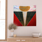 Hilma af Klint Atlarpiece II Wall Tapestry Gallery Image 2