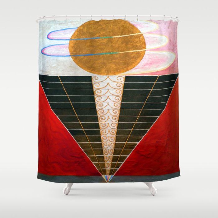 Hilma af Klint Atlarpiece II Shower Curtain Gallery Image 1