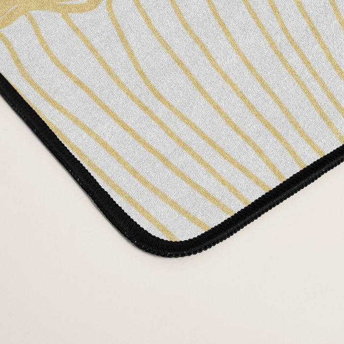 Poppy bloom - yellow Desk Mat Gallery Image 4