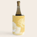 Poppy bloom - yellow Wine Chiller Gallery Image 1