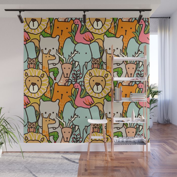 Jungle Wall Mural Gallery Image 1
