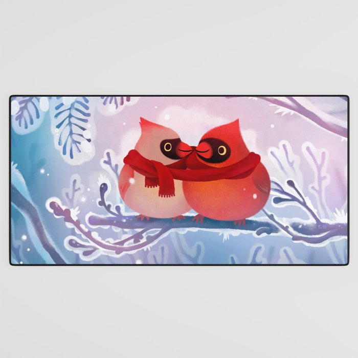 winter lovers Desk Mat Gallery Image 3