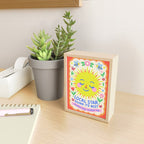 Local Star Doing Its Best Mini Art Print Gallery Image 2