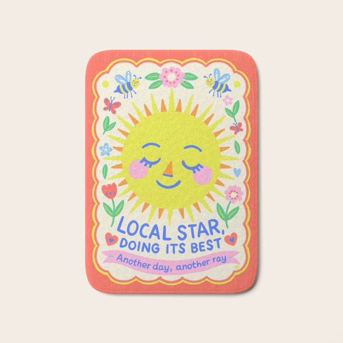 Local Star Doing Its Best Bath Mat Gallery Image 1