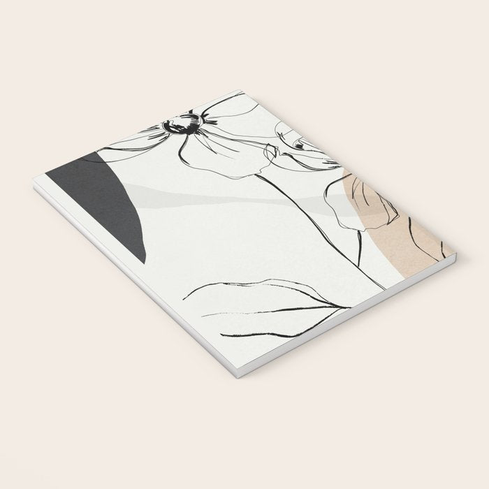 Abstract Art /Minimal Flowers Notebook Gallery Image 3