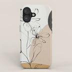 Abstract Art /Minimal Flowers iPhone Case Gallery Image 1