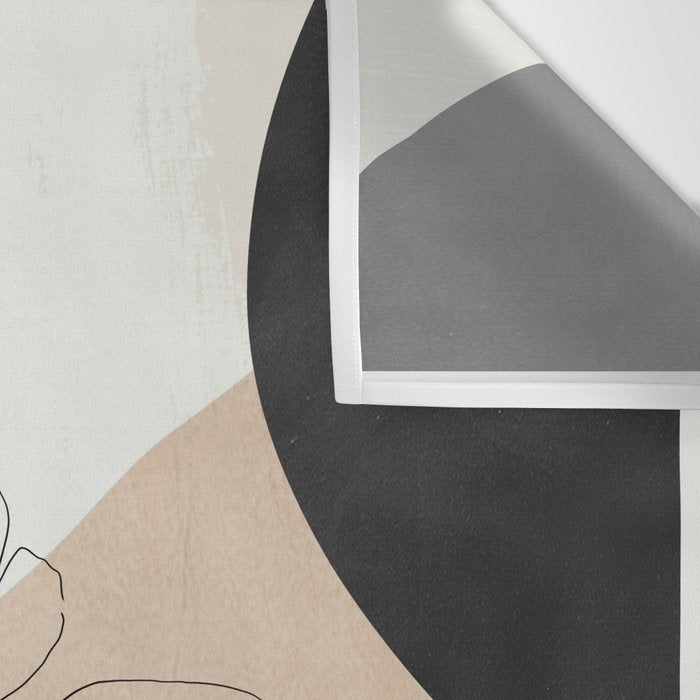 Abstract Art /Minimal Flowers Wall Tapestry Gallery Image 3