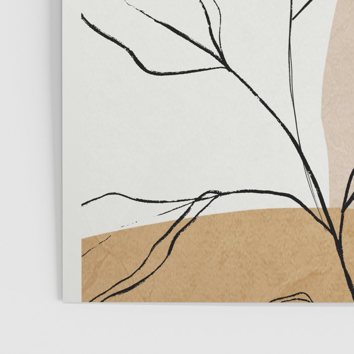Abstract Art /Minimal Flowers Poster Gallery Image 3