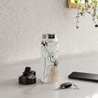 Abstract Art /Minimal Flowers Water Bottle Gallery Image 5