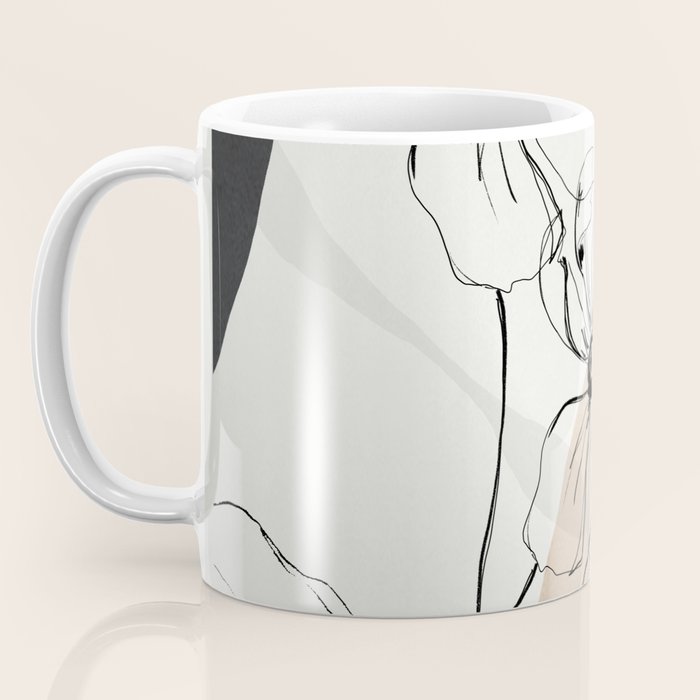Abstract Art /Minimal Flowers Coffee Mug Gallery Image 3