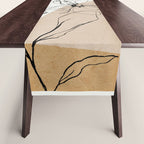 Abstract Art /Minimal Flowers Table Runner Gallery Image 1