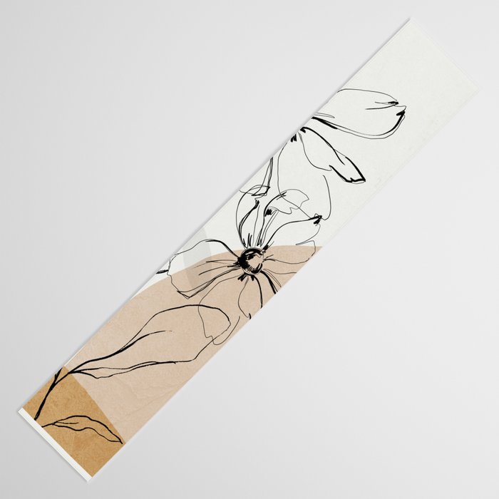 Abstract Art /Minimal Flowers Table Runner Gallery Image 3