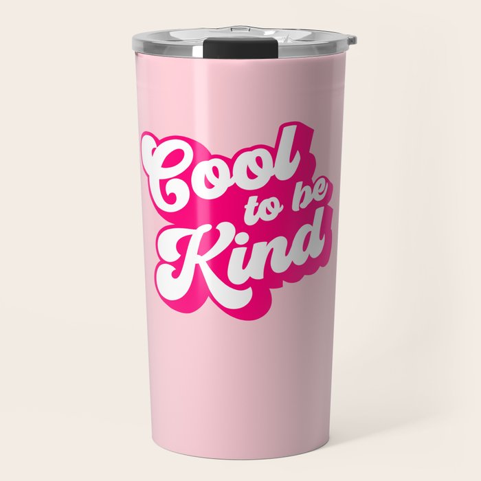 Cool to be Kind #positivevibes Travel Mug Gallery Image 1