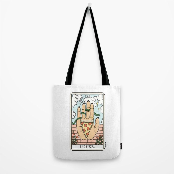 PIZZA READING (LIGHT) Tote Bag Gallery Image 2