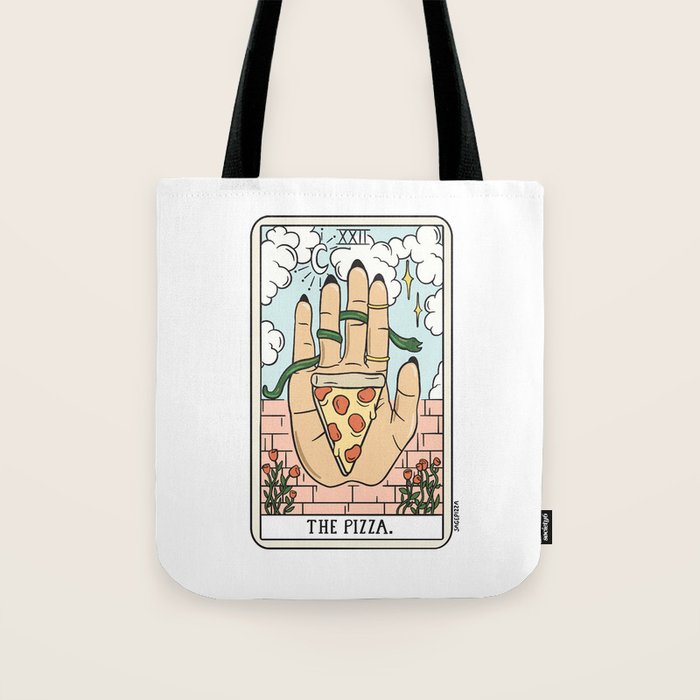 PIZZA READING (LIGHT) Tote Bag Gallery Image 1
