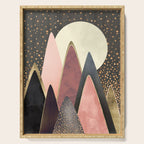 Pink and Gold Peaks Serving Tray Gallery Image 1