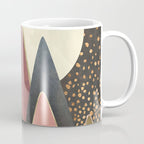 Pink and Gold Peaks Coffee Mug Gallery Image 1