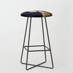 Girl with pearl earring blowing bubble gum Stool Gallery Image 1