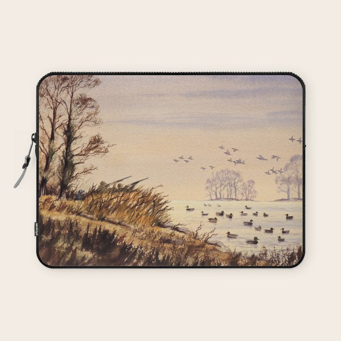 Duck Hunting Times Laptop Sleeve Gallery Image 1