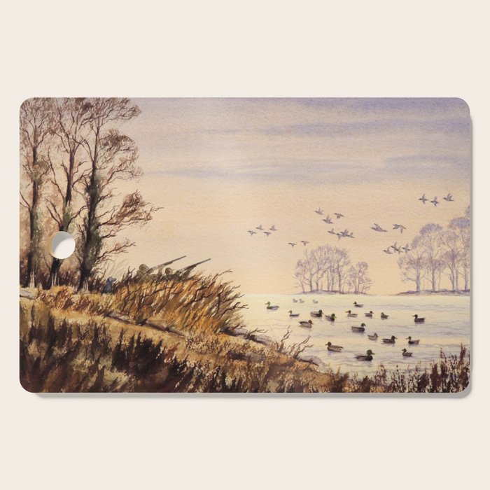 Duck Hunting Times Cutting Board Gallery Image 1