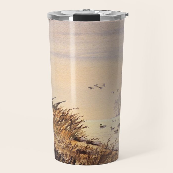 Duck Hunting Times Travel Mug Gallery Image 1