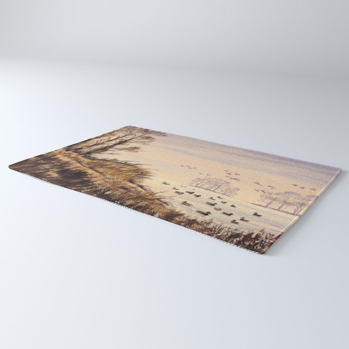 Duck Hunting Times Rug Gallery Image 3