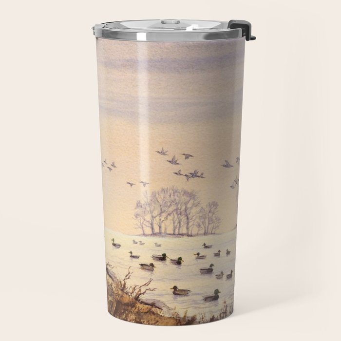 Duck Hunting Times Travel Mug Gallery Image 2