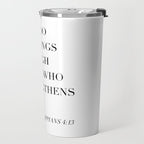 I Can Do All Things Through Christ Who Strengthens Me. -Philippians 4:13 Travel Mug Gallery Image 2