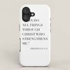 I Can Do All Things Through Christ Who Strengthens Me. -Philippians 4:13 iPhone Case Gallery Image 1