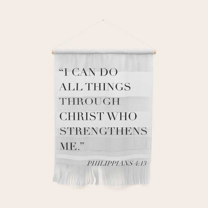 I Can Do All Things Through Christ Who Strengthens Me. -Philippians 4:13 Wall Hanging Gallery Image 1