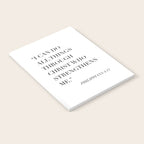I Can Do All Things Through Christ Who Strengthens Me. -Philippians 4:13 Notebook Gallery Image 2
