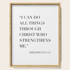 I Can Do All Things Through Christ Who Strengthens Me. -Philippians 4:13 Serving Tray Gallery Image 1