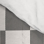 Textured Plaid pattern black and white  Comforter Gallery Image 4
