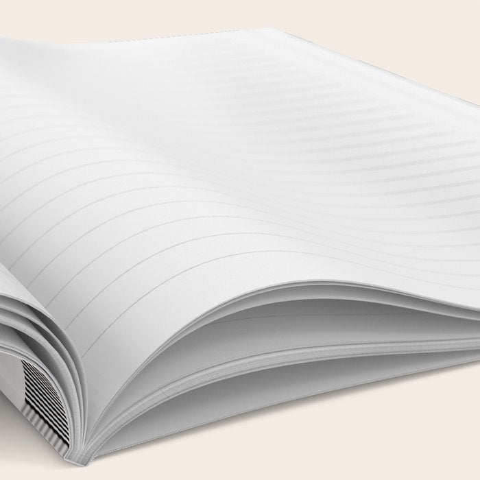 Textured Plaid pattern black and white  Notebook Gallery Image 2