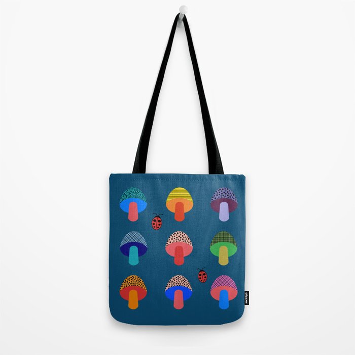 Mod Mushrooms Tote Bag Gallery Image 2