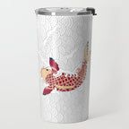 koi fish bold graphic Travel Mug Gallery Image 2
