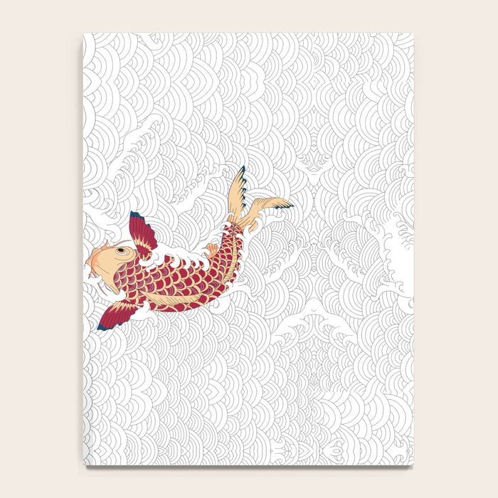 koi fish bold graphic Notebook Gallery Image 4