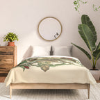 Botanical English Bulldog Comforter Gallery Image 3